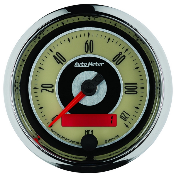 3-3/8" SPEEDOMETER, 0-120 MPH, CRUISER AD